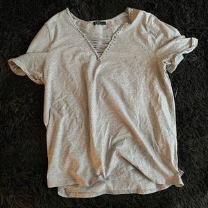 V-cut shirt